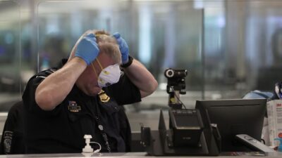 U.S. Customs and Border Protection officer at Dulles International Airport