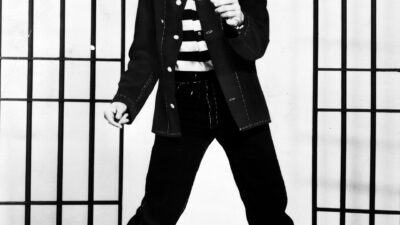 Elvis Presley in a 1957 Jailhouse Rock promotional photo
