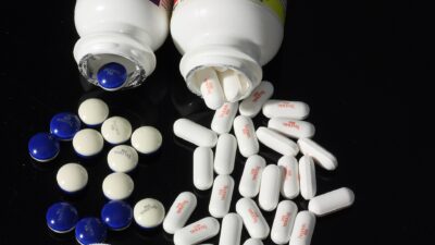 Bottles of Tylenol pain reliever
