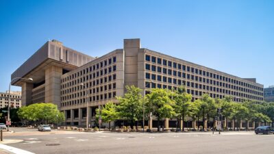 FBI Headquarters, the J. Edgar Hoover Building in Washington, D.C.