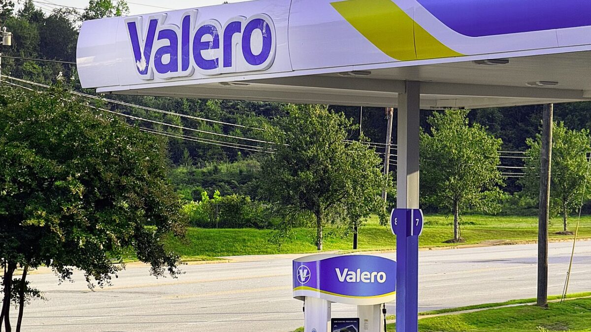 Fuel pump at a Valero gas station in Greenville South Carolina