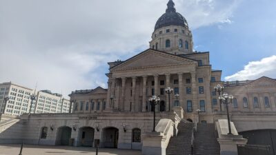The Kansas State Capitol building in Topeka, Kansas