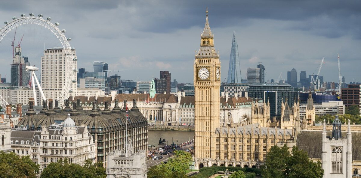 Palace of Westminster in London