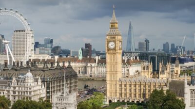 Palace of Westminster in London