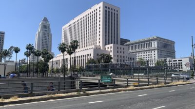 Los Angeles Superior Court building in the Civic Center