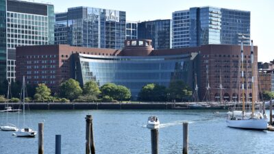 The John Joseph Moakley United States Courthouse on Boston's Fan Pier