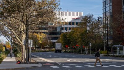 Moderna headquarters in Cambridge, Massachusetts