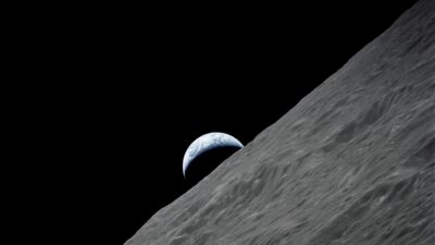 The Moon photographed from space during the Apollo 17 mission