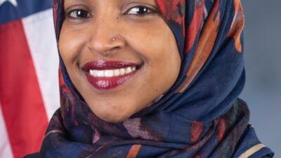 Official portrait of Rep. Ilhan Omar of Minnesota