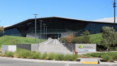 Nvidia corporate headquarters building in Santa Clara, California