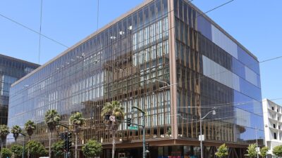 Glass office building at 1515 Third Street in San Francisco's Mission Bay