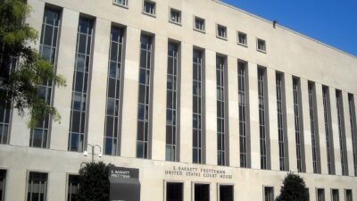 E. Barrett Prettyman Federal Courthouse in Washington, D.C.