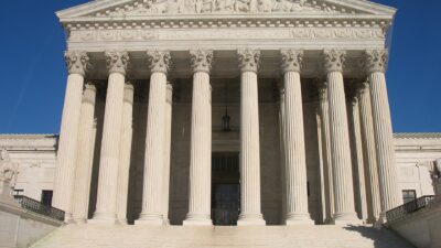 Front facade of the U.S. Supreme Court