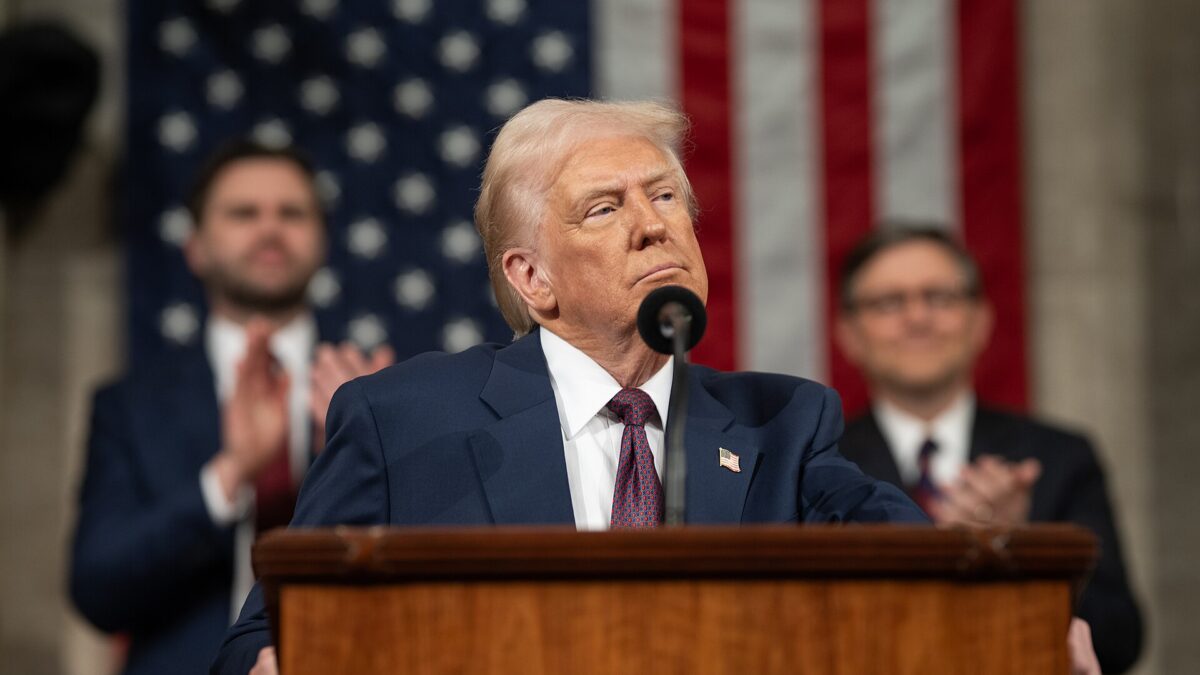 President Trump addresses a joint session of Congress