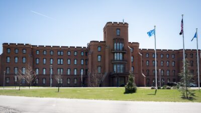 The Department of Homeland Security headquarters building on the St. Elizabeths campus in Washington