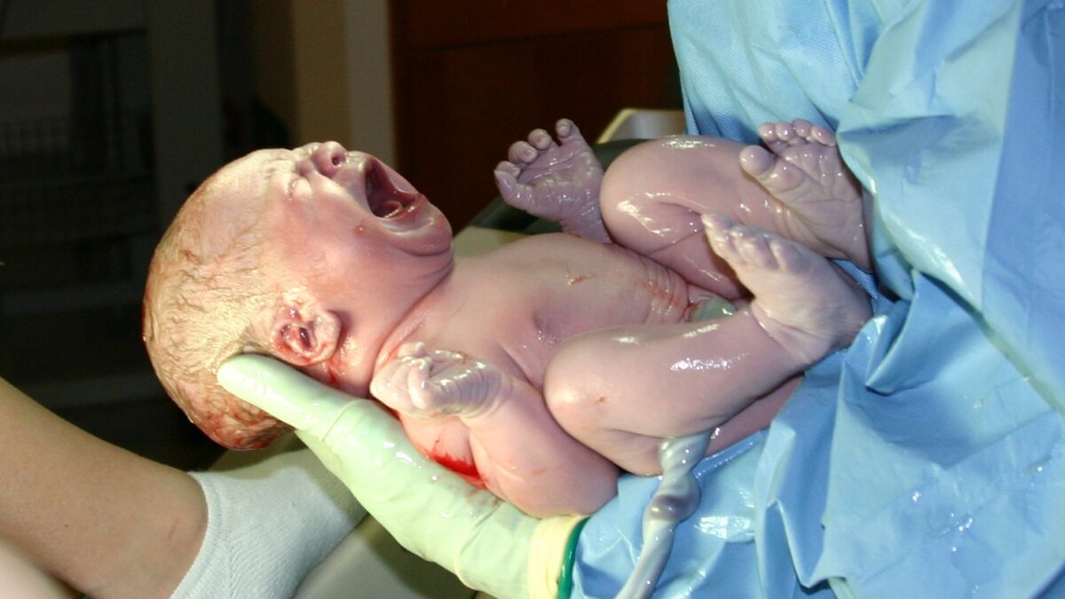 A newborn baby