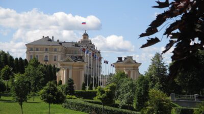 Constantine Palace in Strelna, St. Petersburg, where Putin hosted U.S. envoy Steve Witkoff