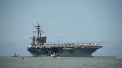 U.S. Navy aircraft carrier USS Theodore Roosevelt