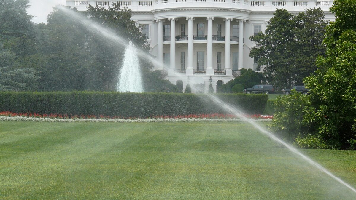 South facade of the White House in Washington, D.C.