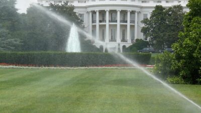 South facade of the White House in Washington, D.C.